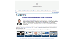 Desktop Screenshot of klauszdentallab.com